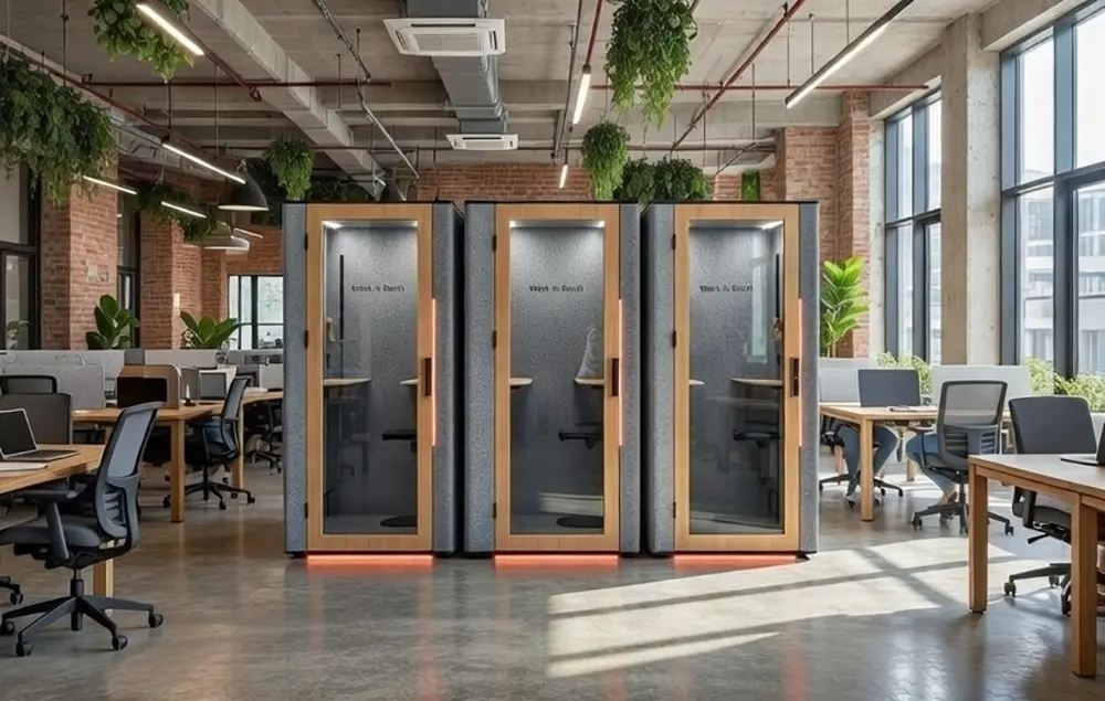 WorkBooth One in a coworking space